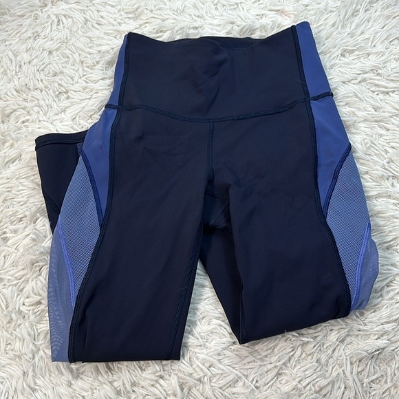 Lululemon Colour Me Ombre Crop *21" Midnight Navy / Gatsby Blue / Visto Blue - Picture 1 of 6